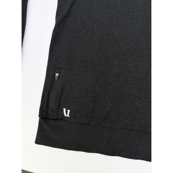 Vuori Men's black heather ponto performance crewneck - size XL - Picture 6 of 7